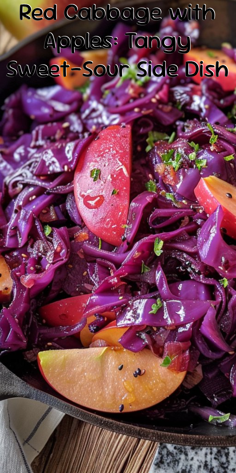 Red Cabbage with Apples: Tangy Sweet-Sour Side Dish