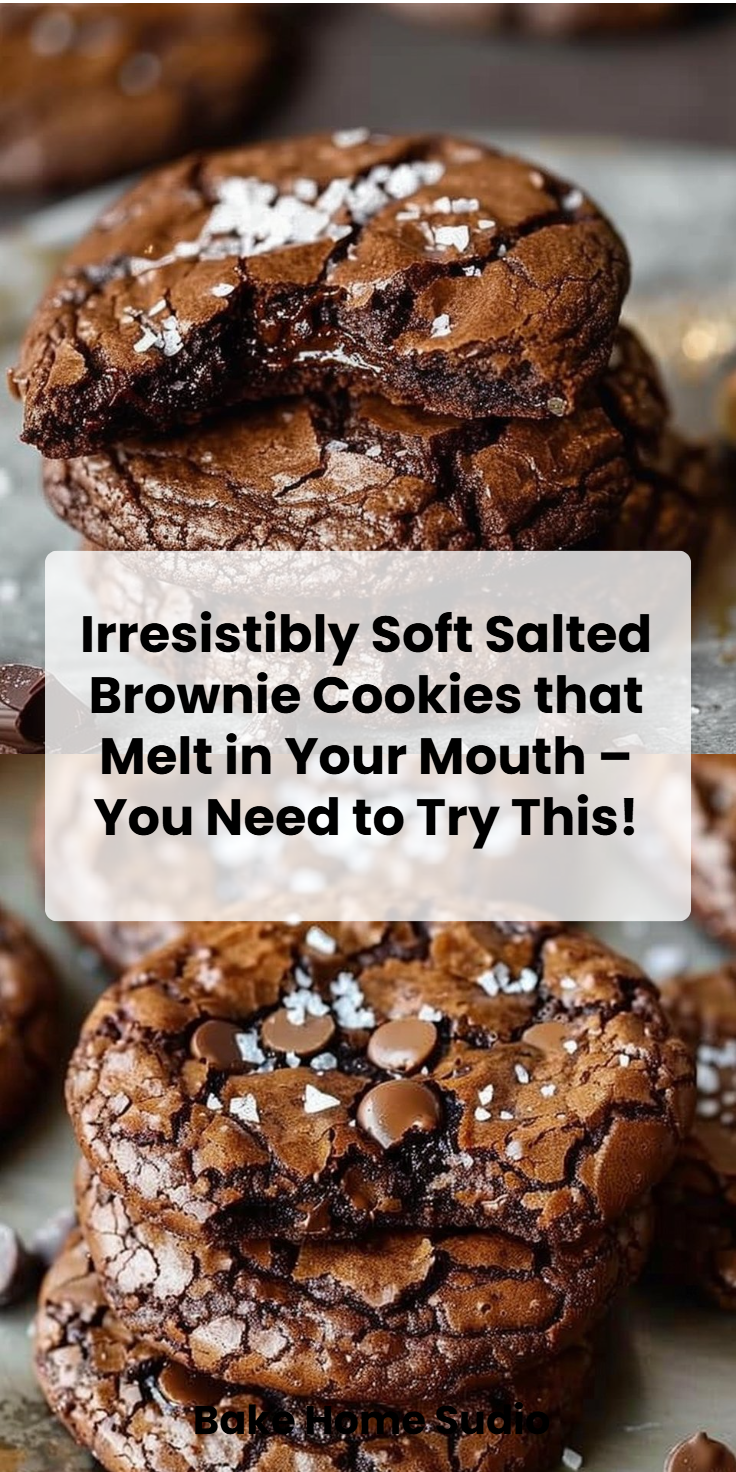 Salted Brownie Cookies