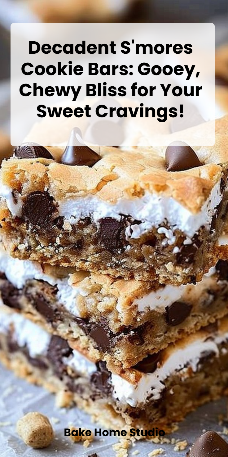 S'mores Cookie Bars