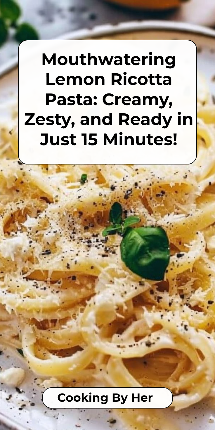 Lemon Ricotta Pasta Recipe
