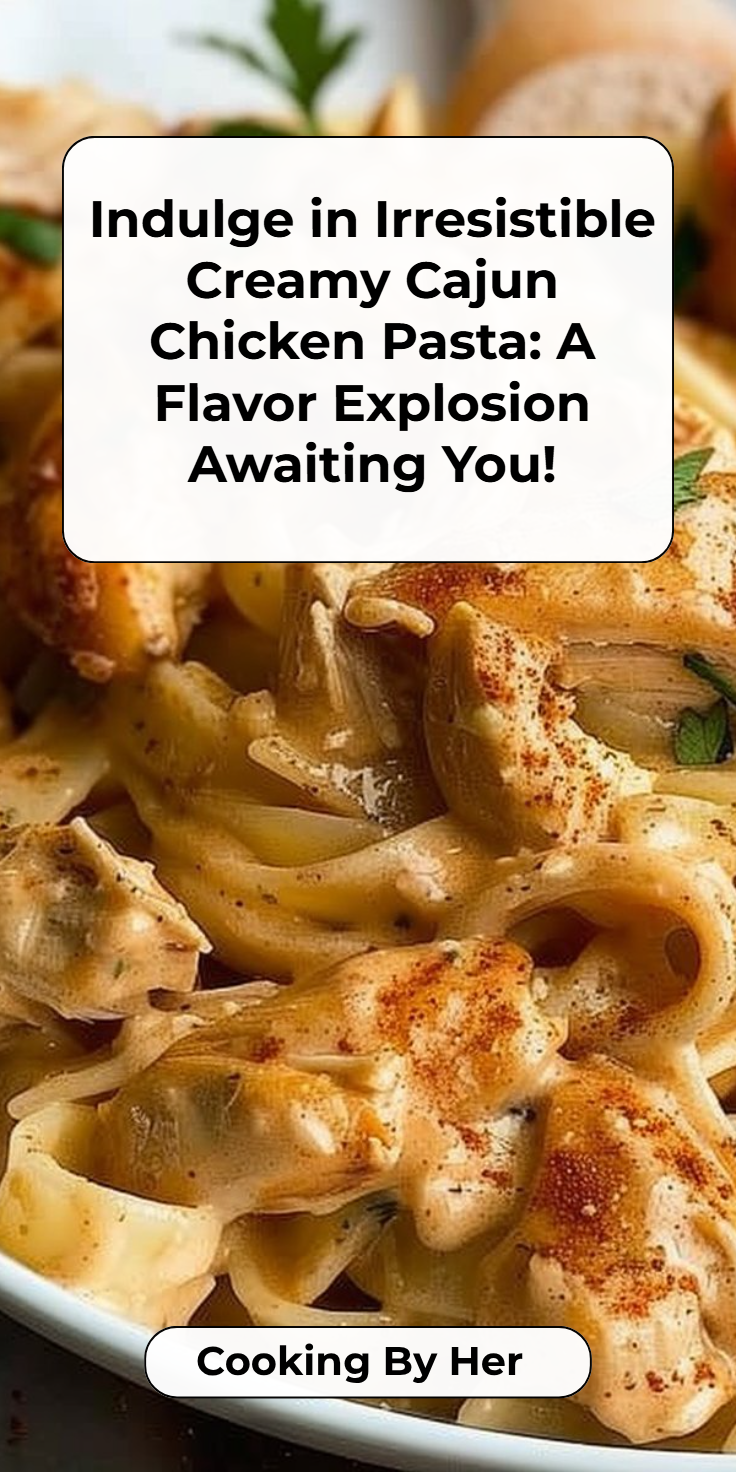 Cajun Chicken Pasta in Creamy Sauce