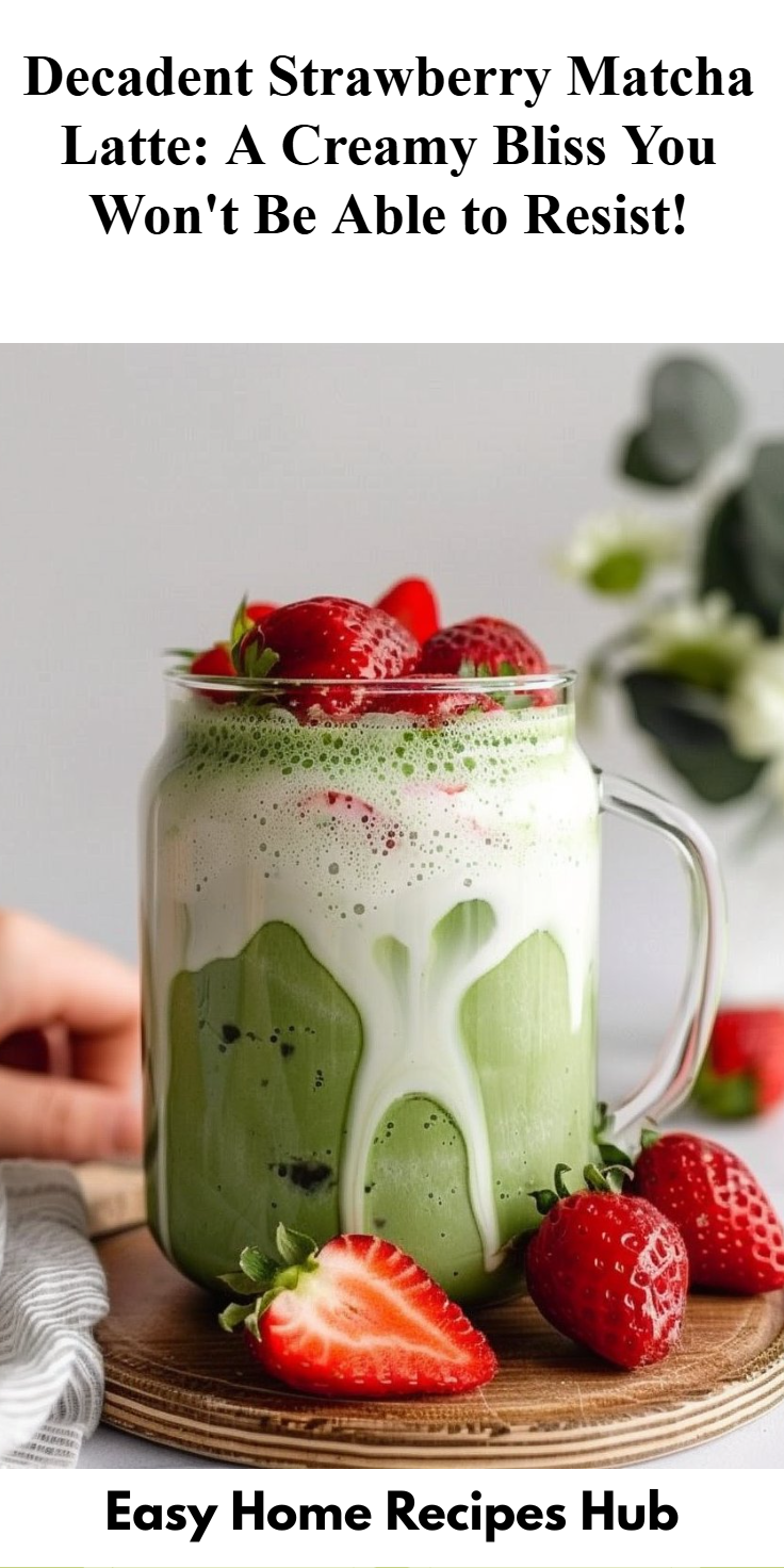 Strawberry Matcha Latte Recipe
