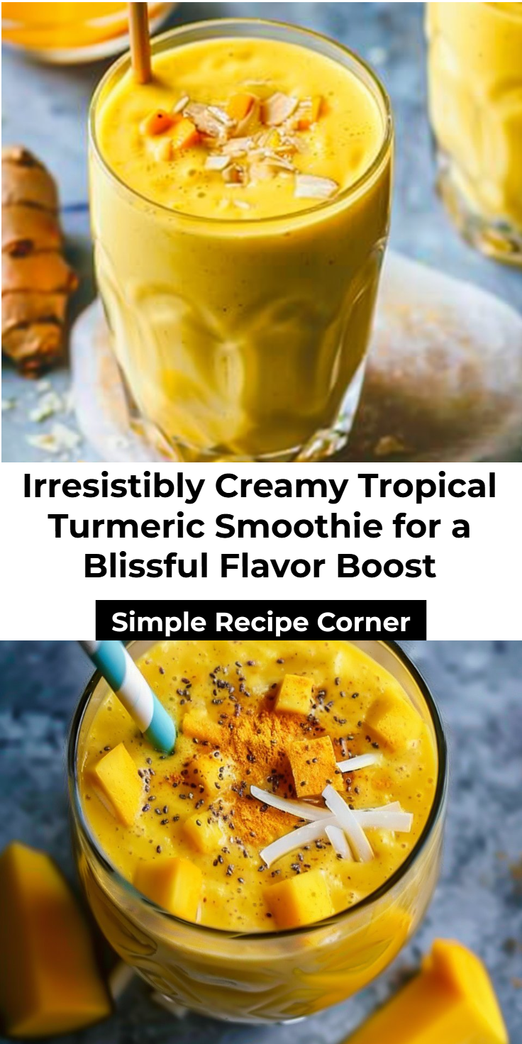 Tropical Turmeric Smoothie Recipe