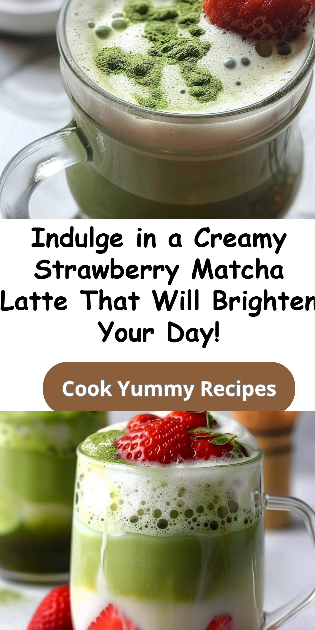 Strawberry Matcha Latte Recipe
