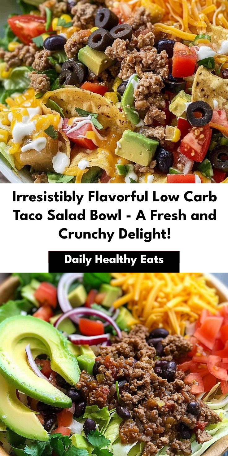 Low-Carb Taco Salad Bowl Recipe