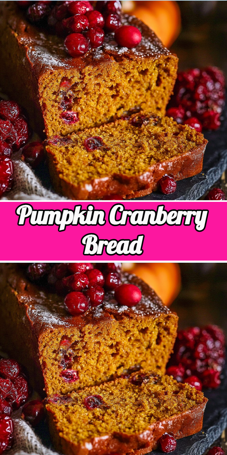 Pumpkin Cranberry Bread