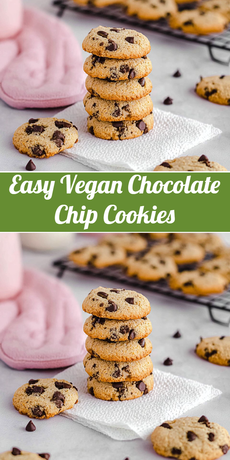 Easy Vegan Chocolate Chip Cookies