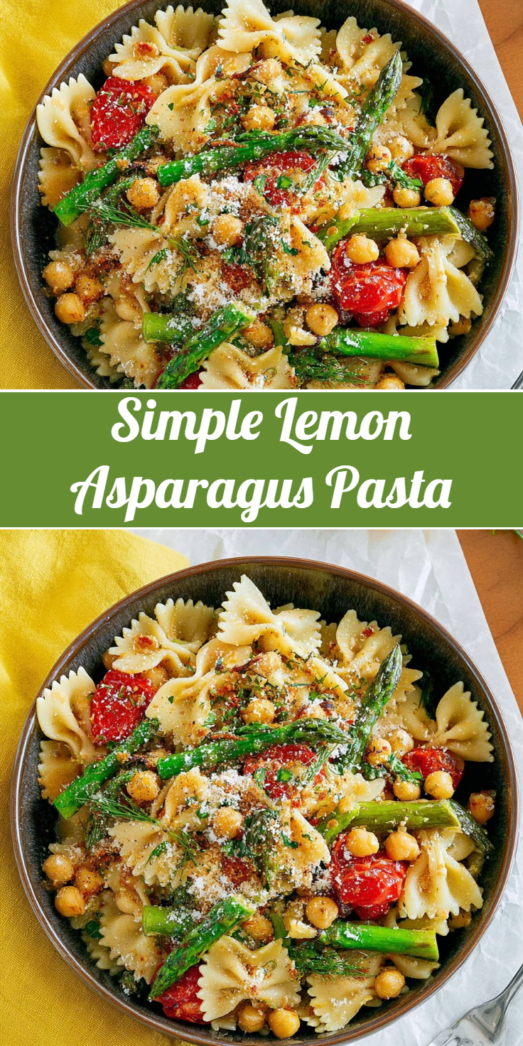 Simple Lemon Asparagus Pasta