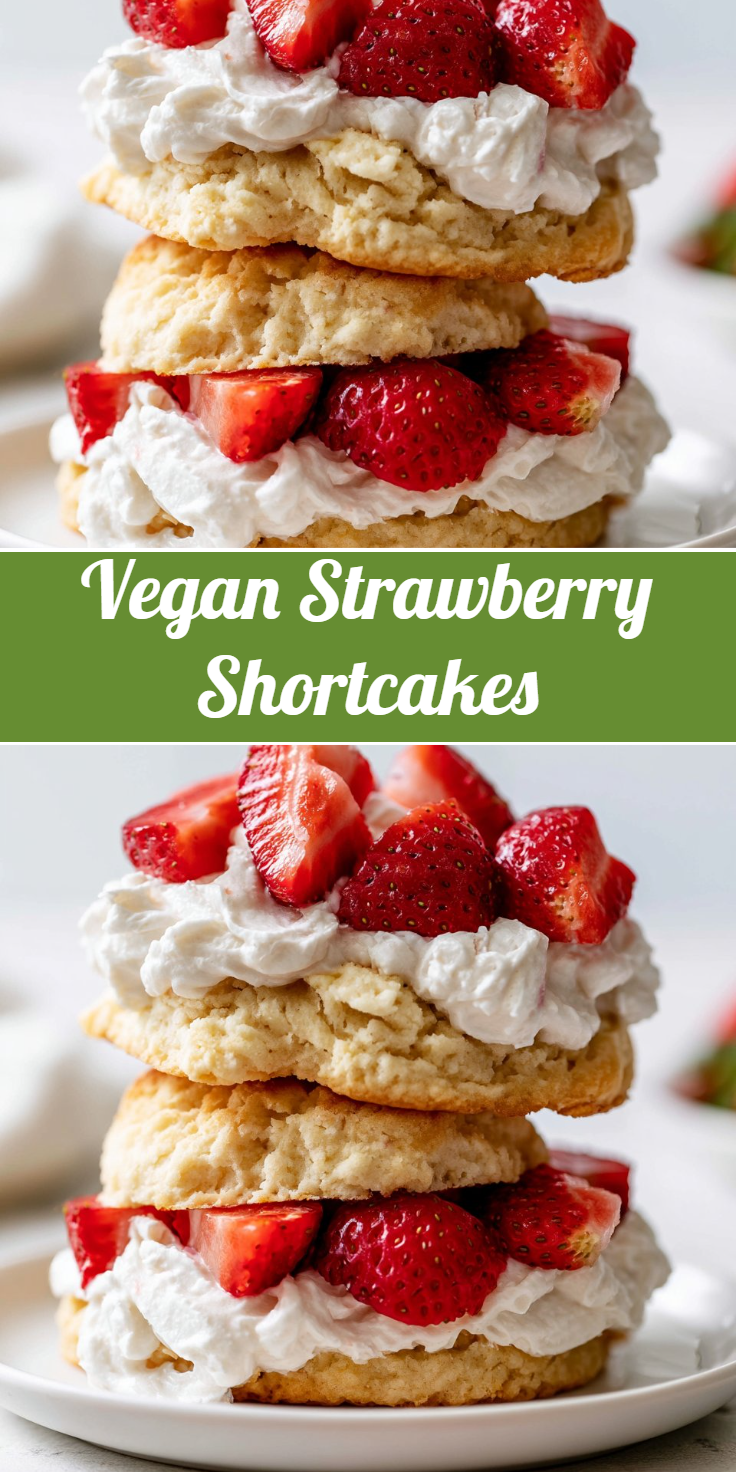 Vegan Strawberry Shortcakes