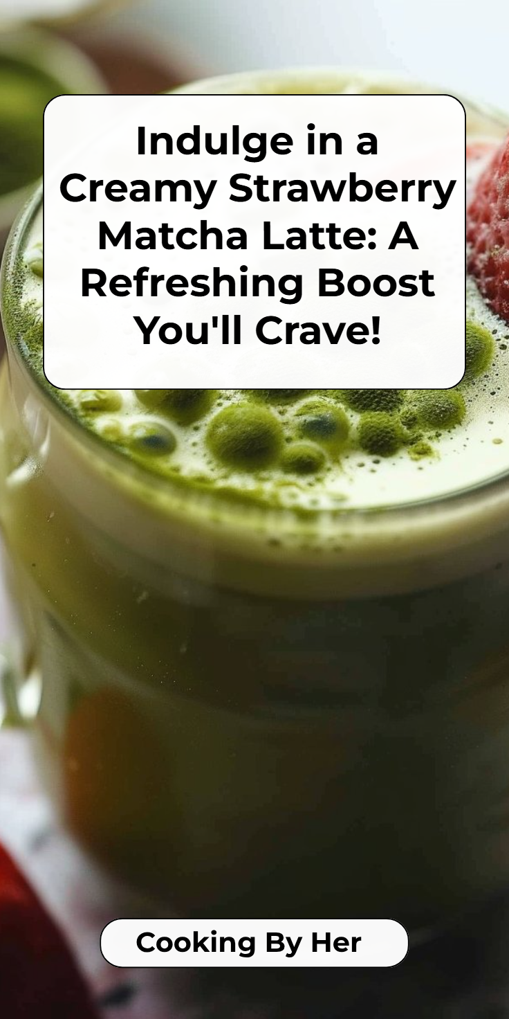 Strawberry Matcha Latte