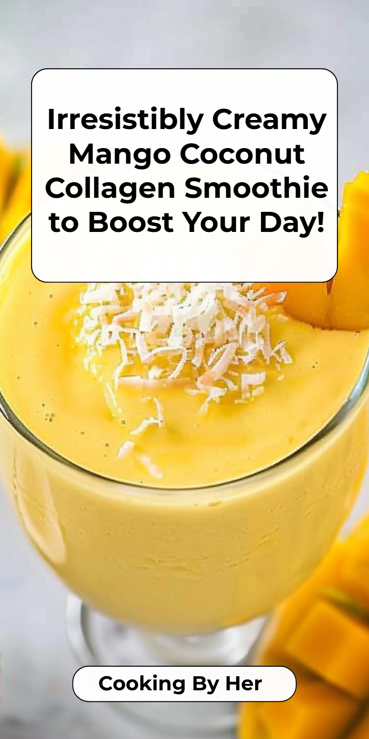 Mango Coconut Collagen Smoothie Recipe