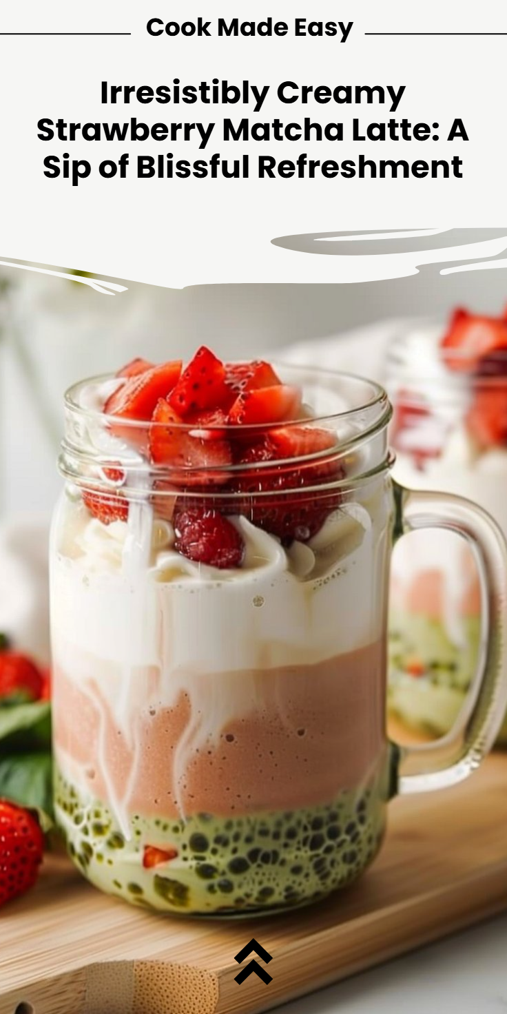 Strawberry Matcha Latte