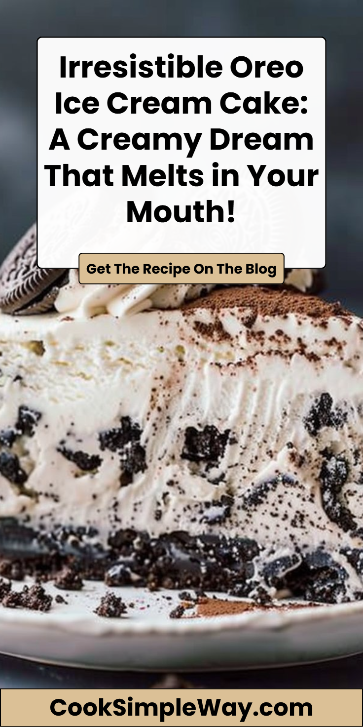 Oreo Ice Cream Cake Recipe
