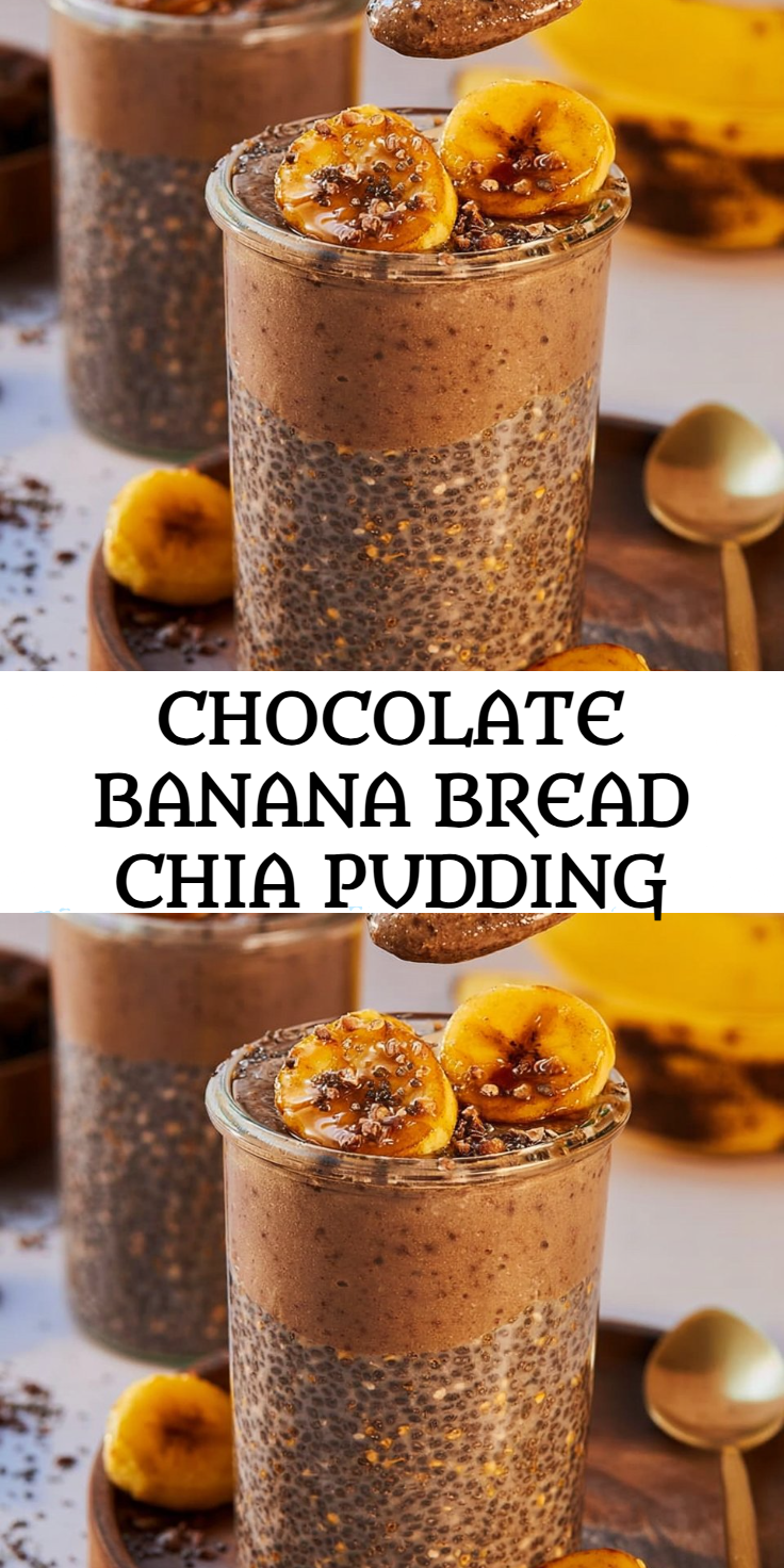 Chocolate Banana Bread Chia Pudding