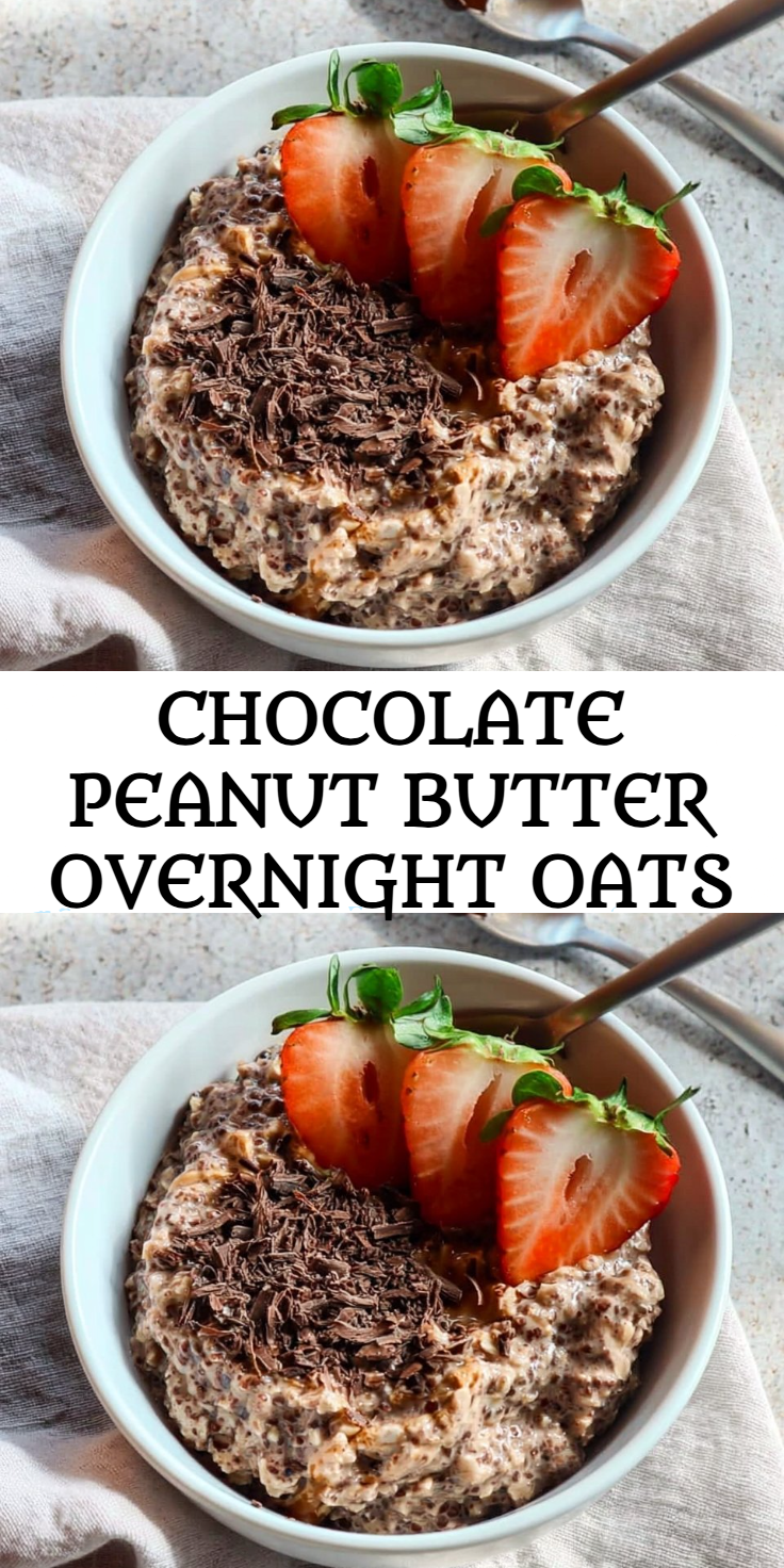 Chocolate Peanut Butter Overnight Oats