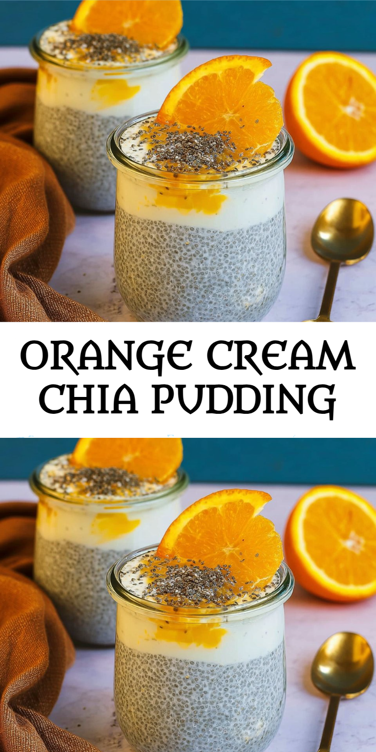 Orange Cream Chia Pudding