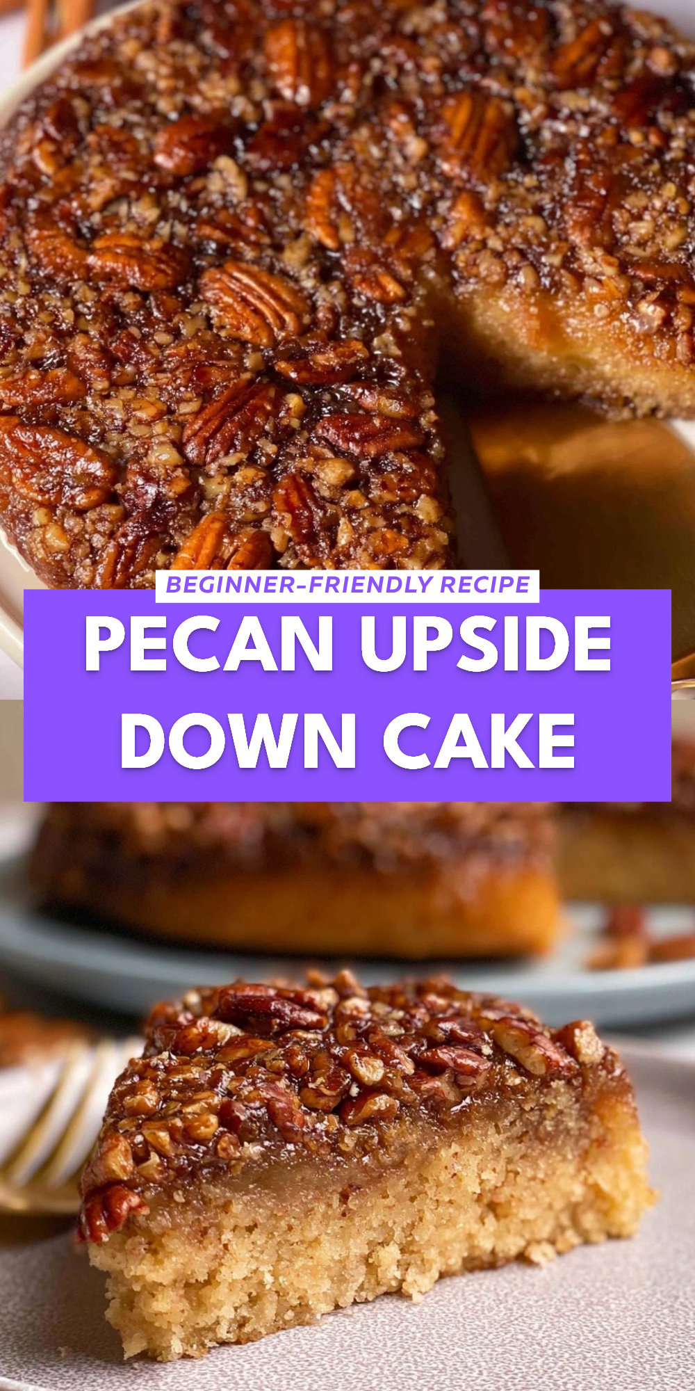 Pecan Upside Down Cake