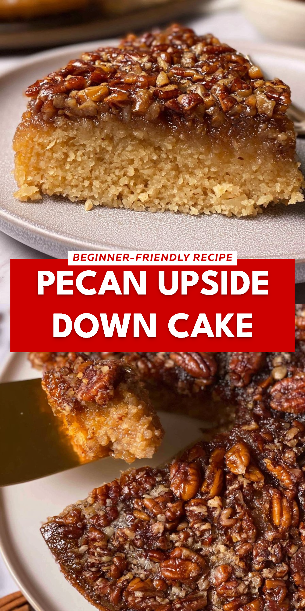 Pecan Upside Down Cake