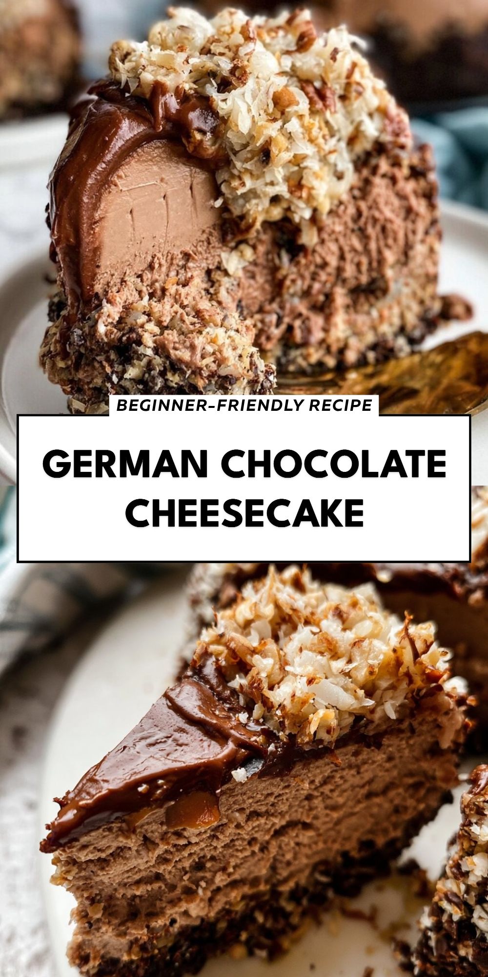 German Chocolate Cheesecake
