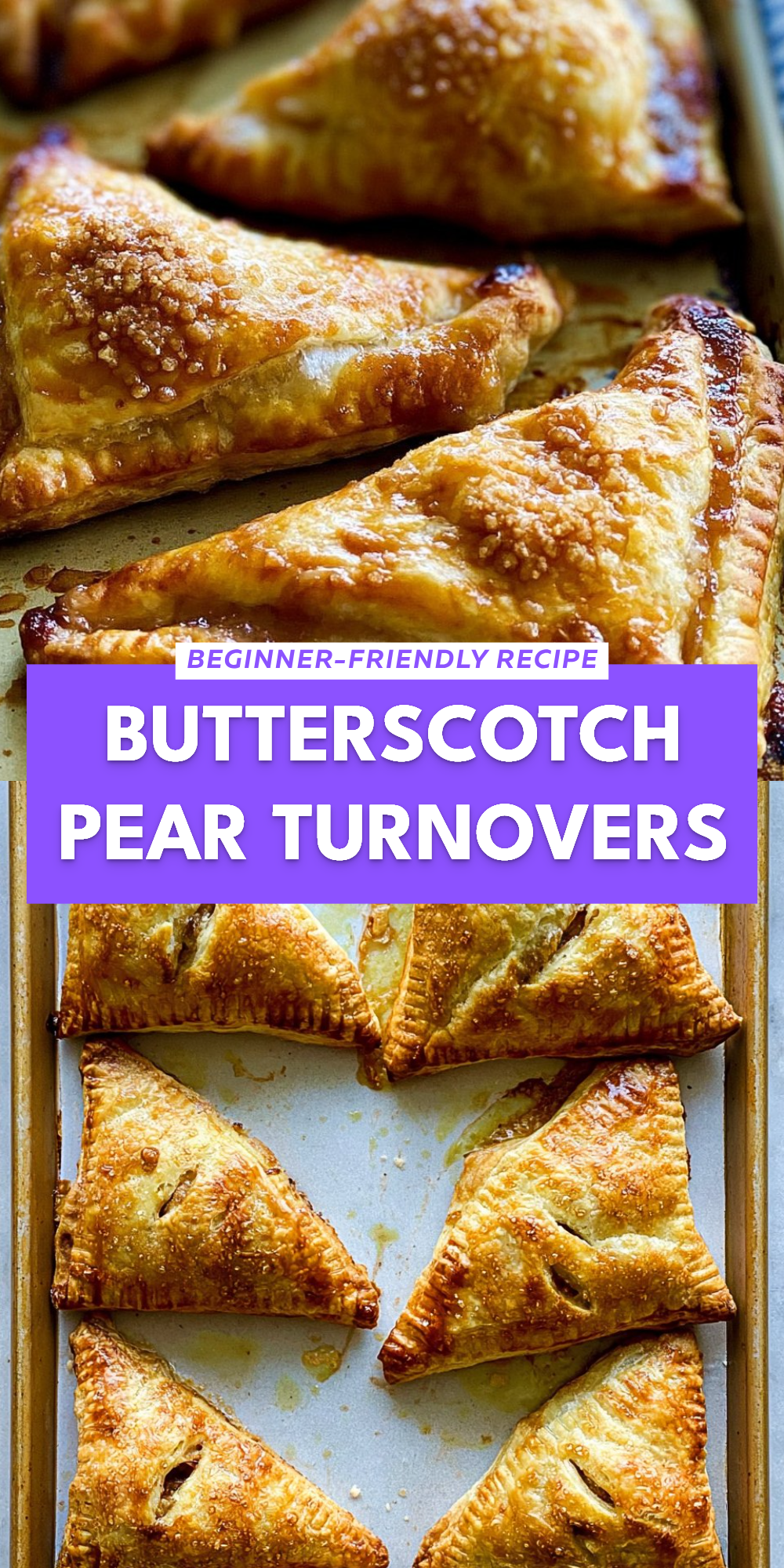 Butterscotch Pear Turnovers