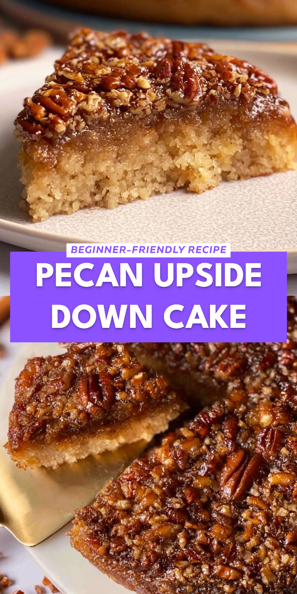 Pecan Upside Down Cake