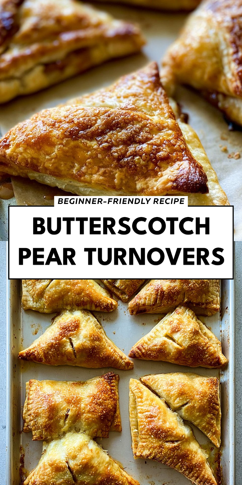 Butterscotch Pear Turnovers