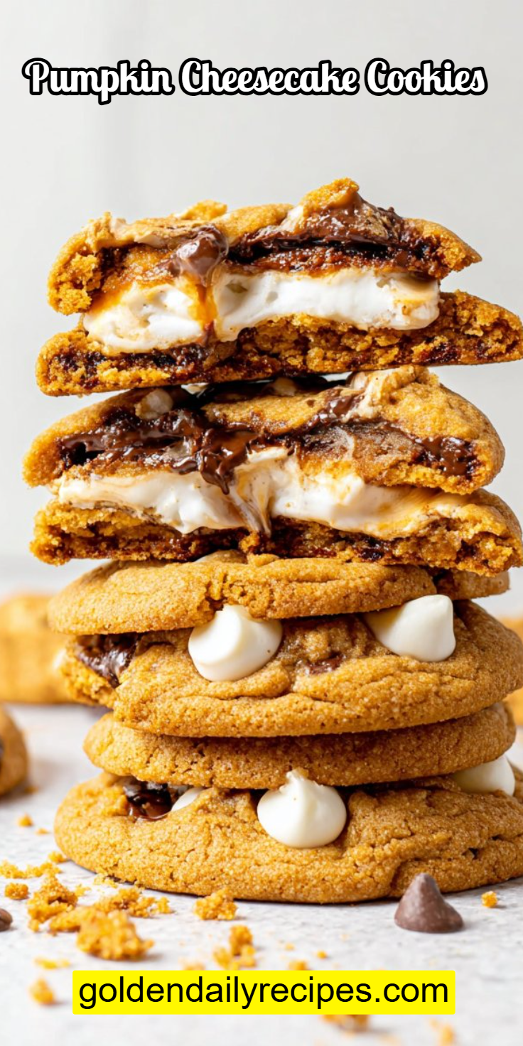 Pumpkin Cheesecake Cookies