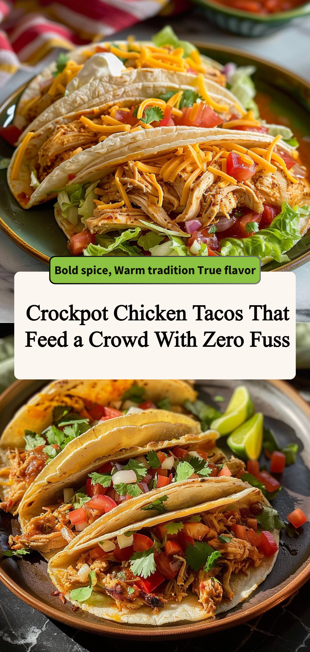 Crockpot Chicken Tacos That Feed a Crowd With Zero Fuss 4 Crockpot Chicken Tacos That Feed a Crowd With Zero Fuss