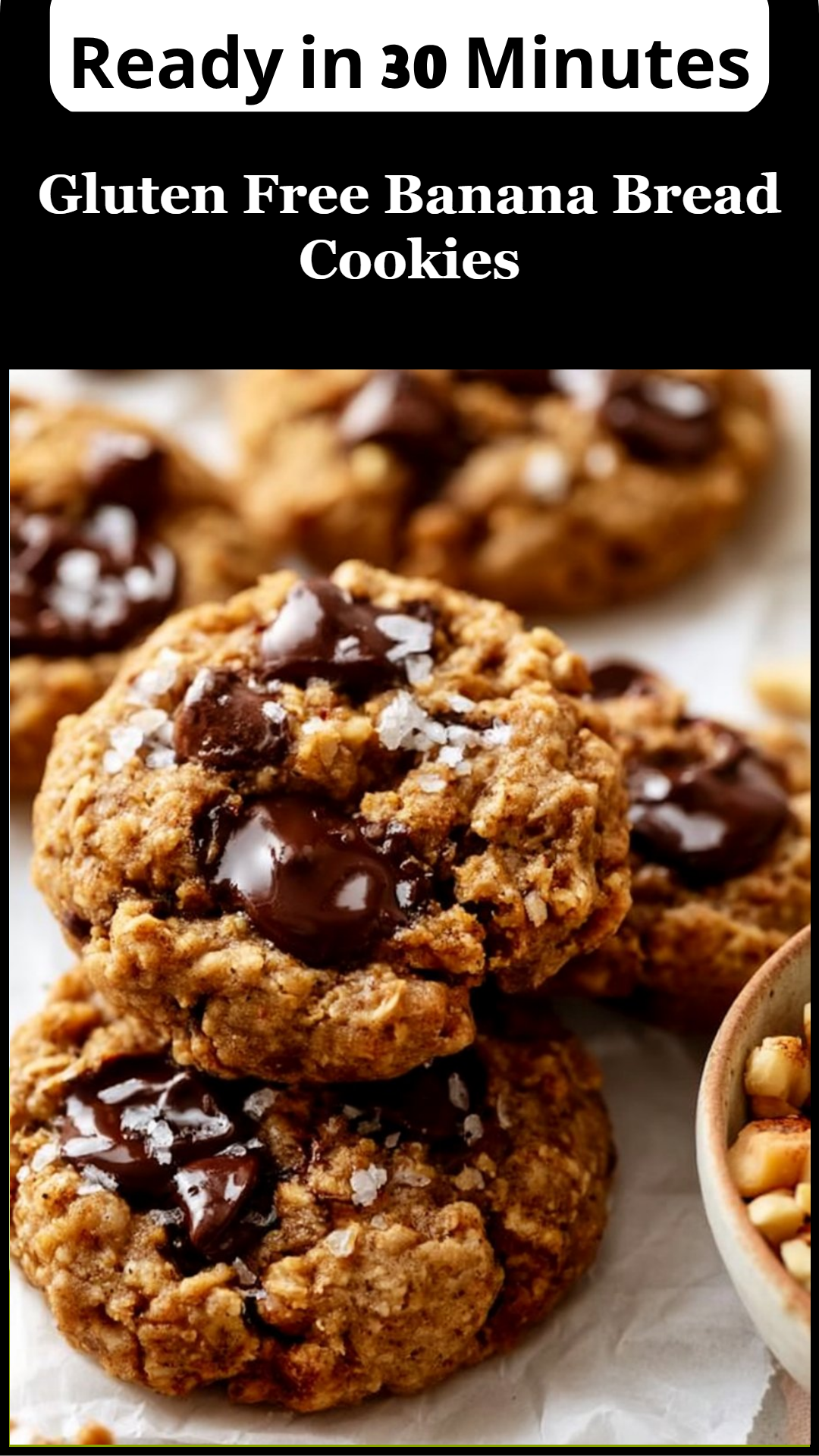 Gluten Free Banana Bread Cookies