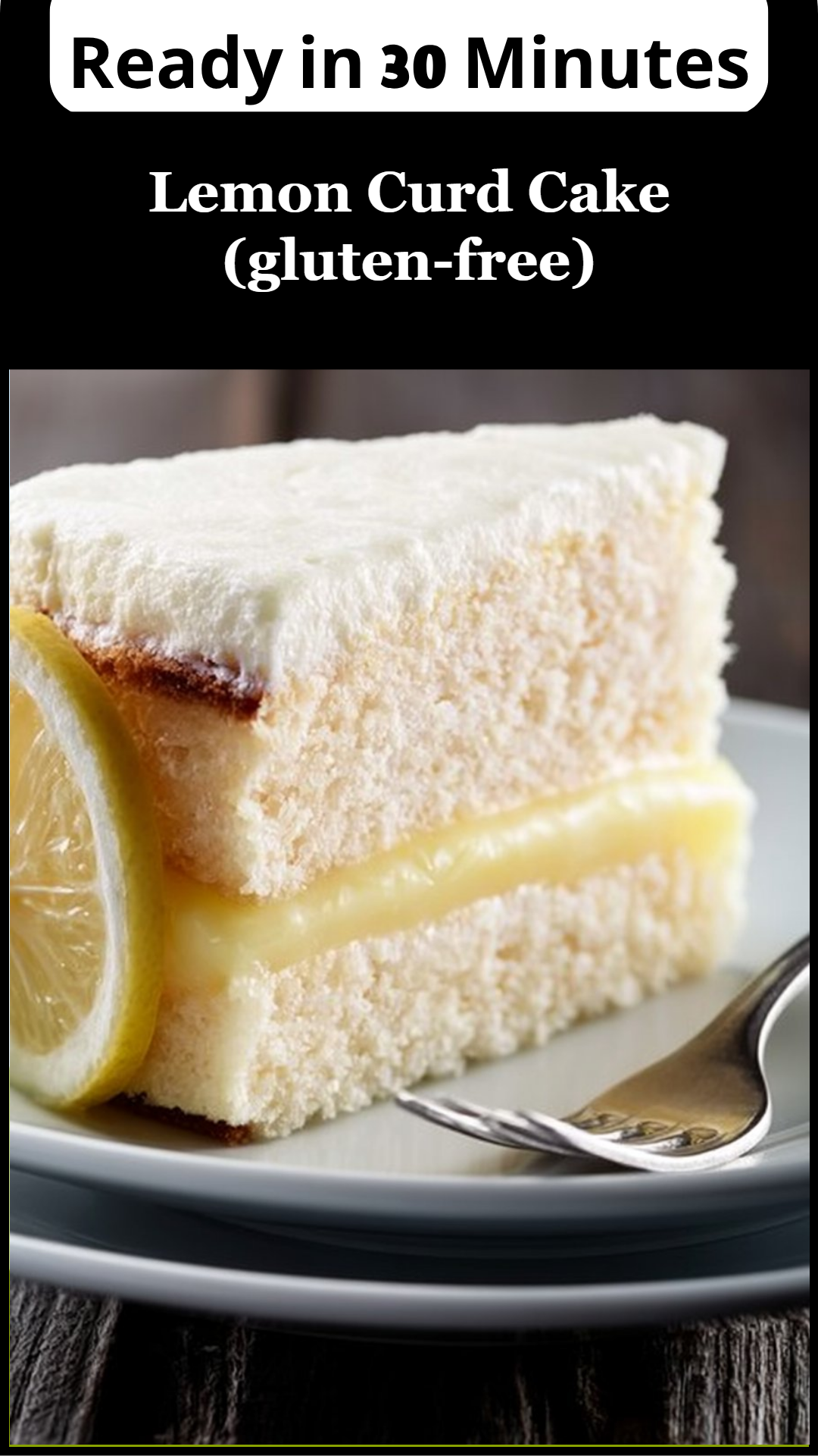 Lemon Curd Cake (gluten-free)