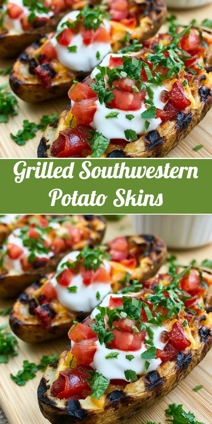 Grilled Southwestern Potato Skins