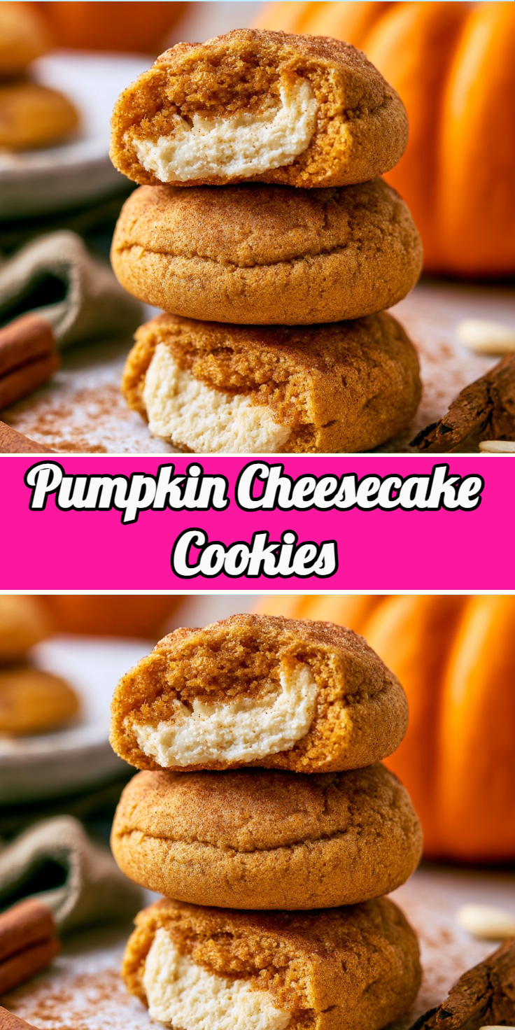Pumpkin Cheesecake Cookies