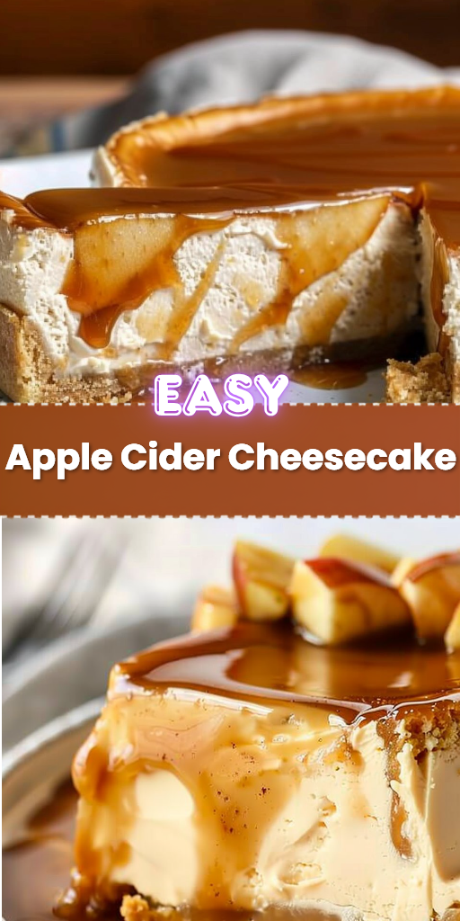Apple Cider Cheesecake