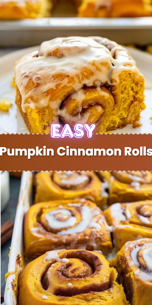 Pumpkin Cinnamon Rolls