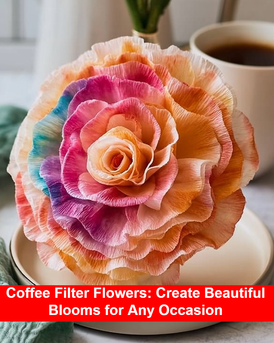 Coffee Filter Flowers