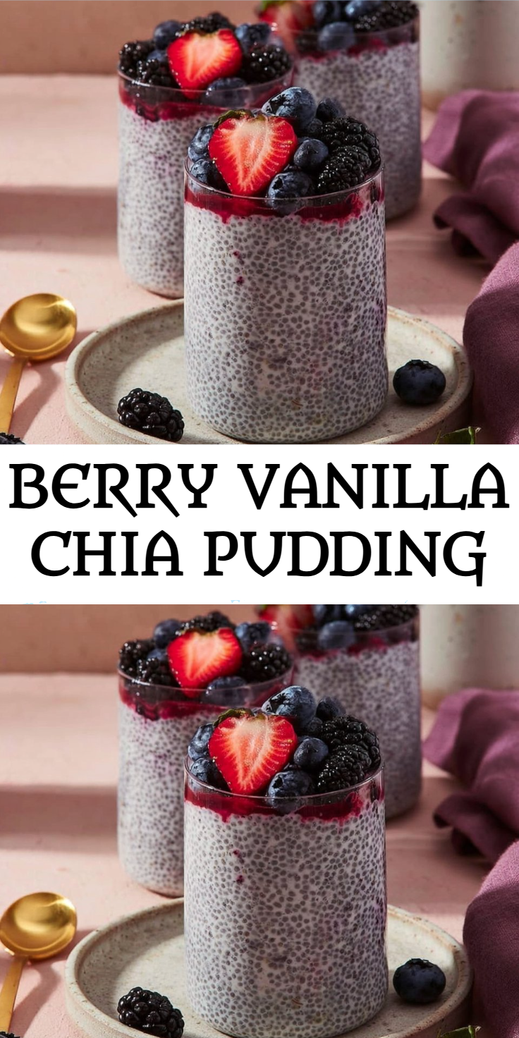 Berry Vanilla Chia Pudding