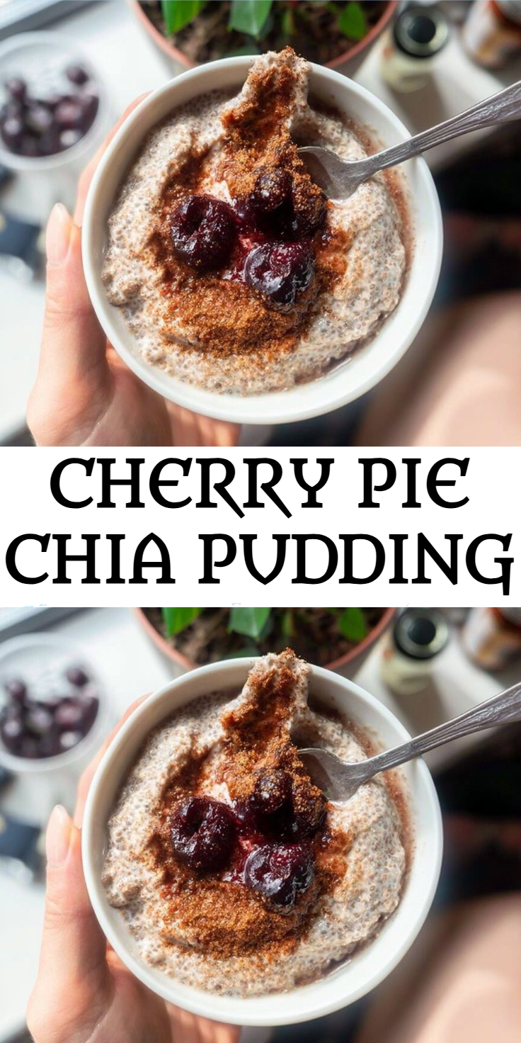 Cherry Pie Chia Pudding