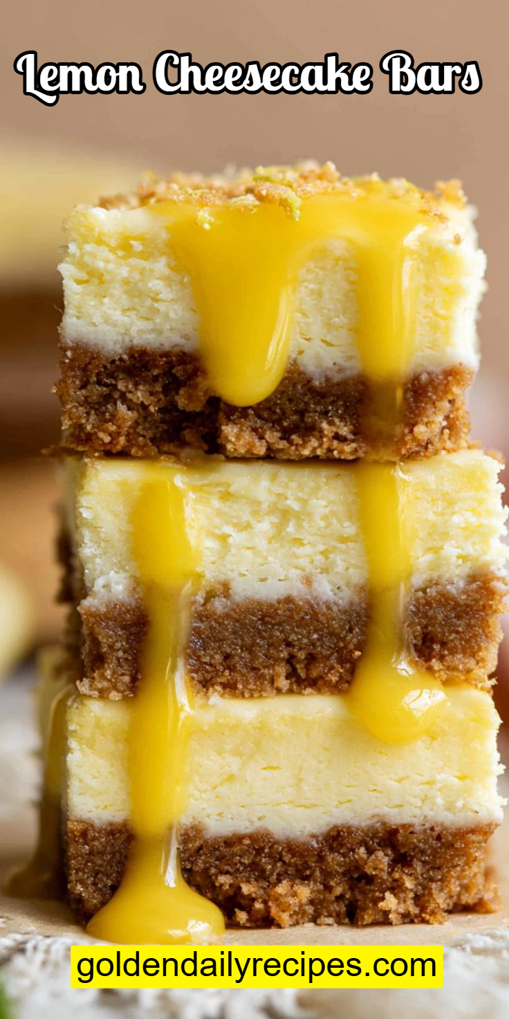 Lemon Cheesecake Bars