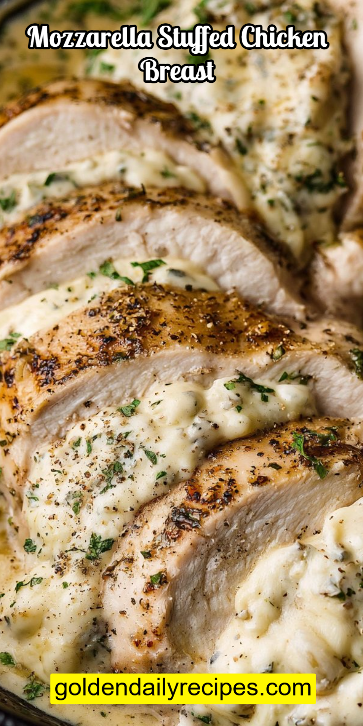 Mozzarella Stuffed Chicken Breast