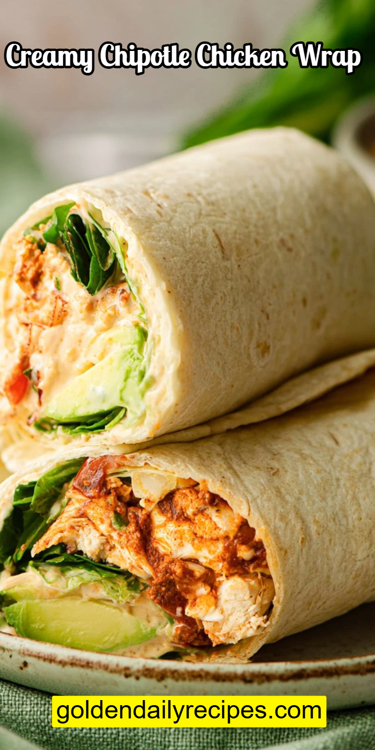 Creamy Chipotle Chicken Wrap