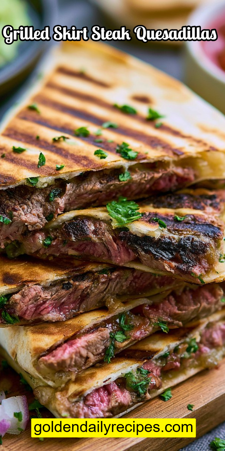 Grilled Skirt Steak Quesadillas