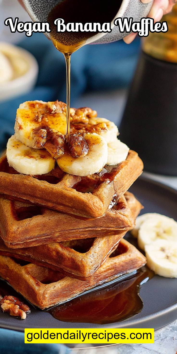 Vegan Banana Waffles