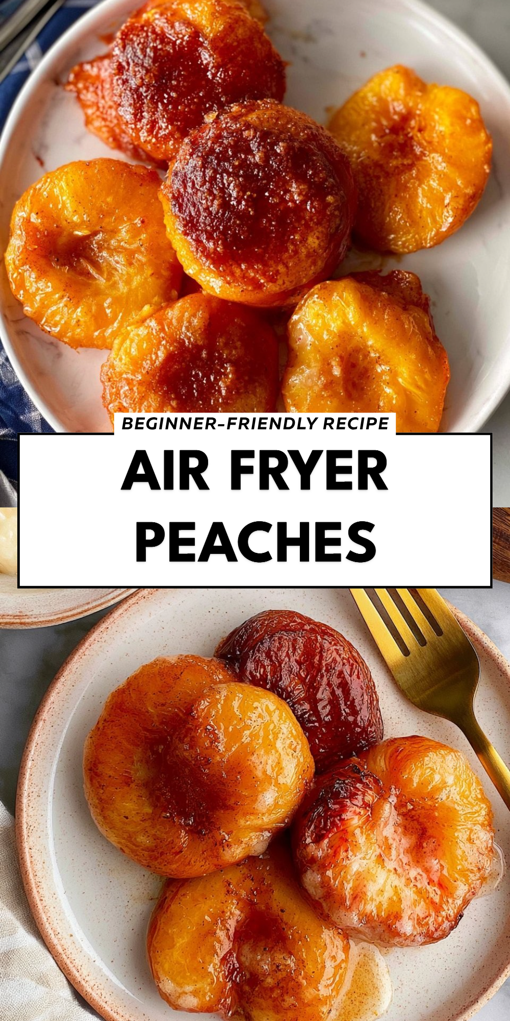 Air Fryer Peaches