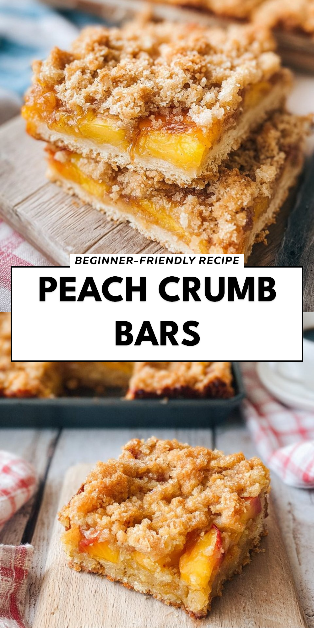 Peach Crumb Bars