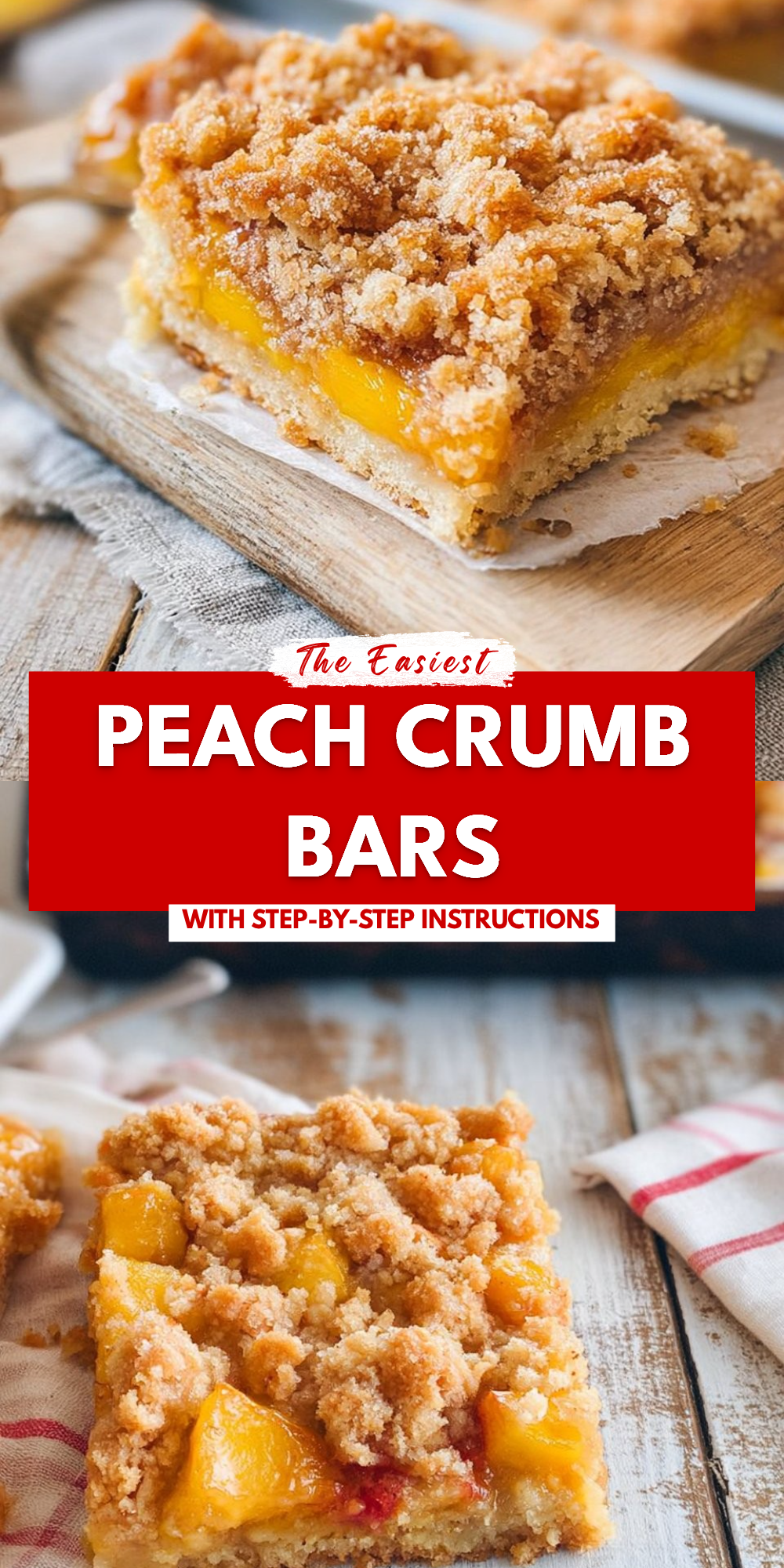 Peach Crumb Bars