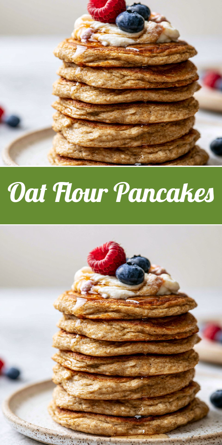Oat Flour Pancakes