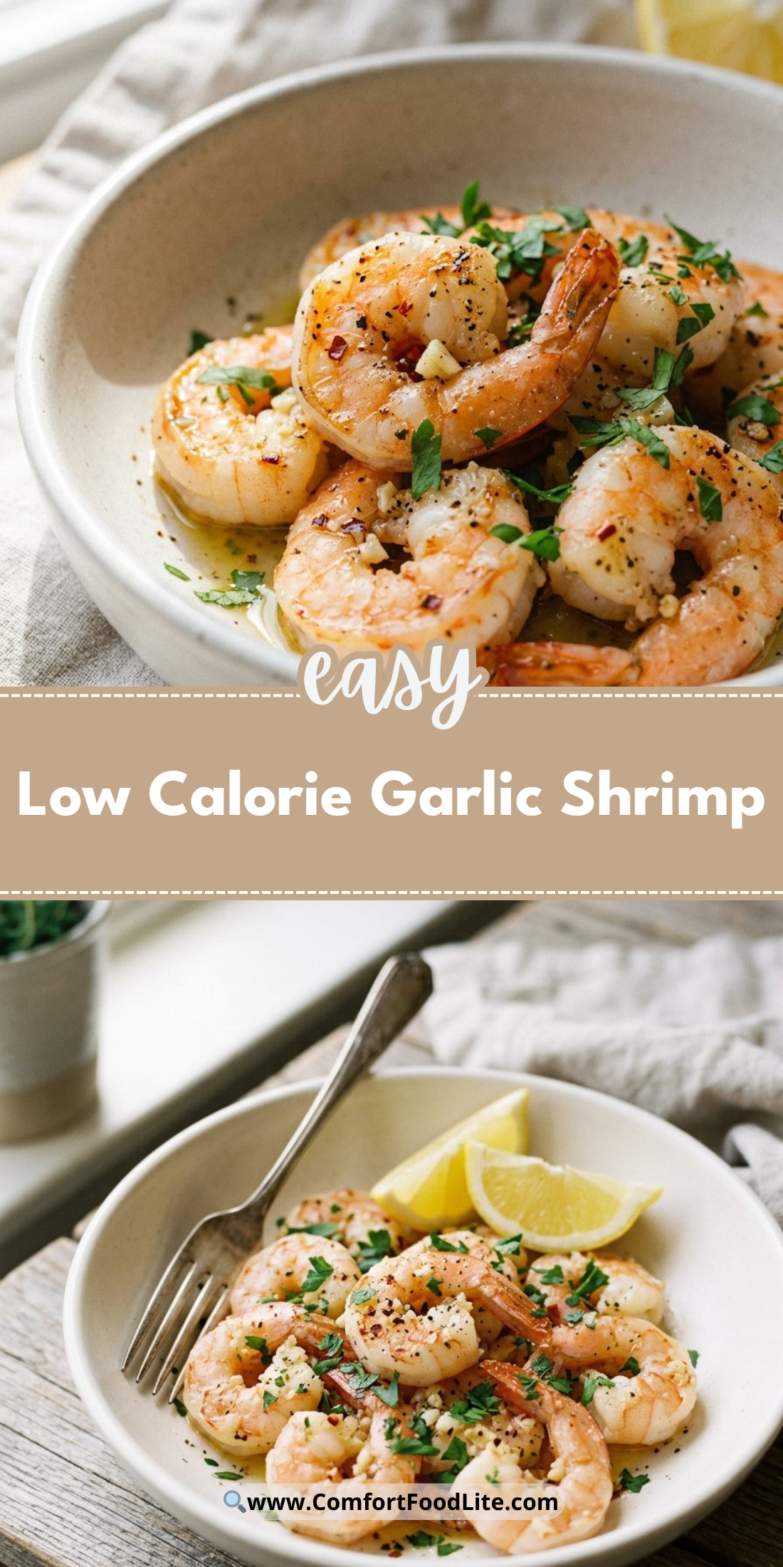 Low Calorie Garlic Shrimp