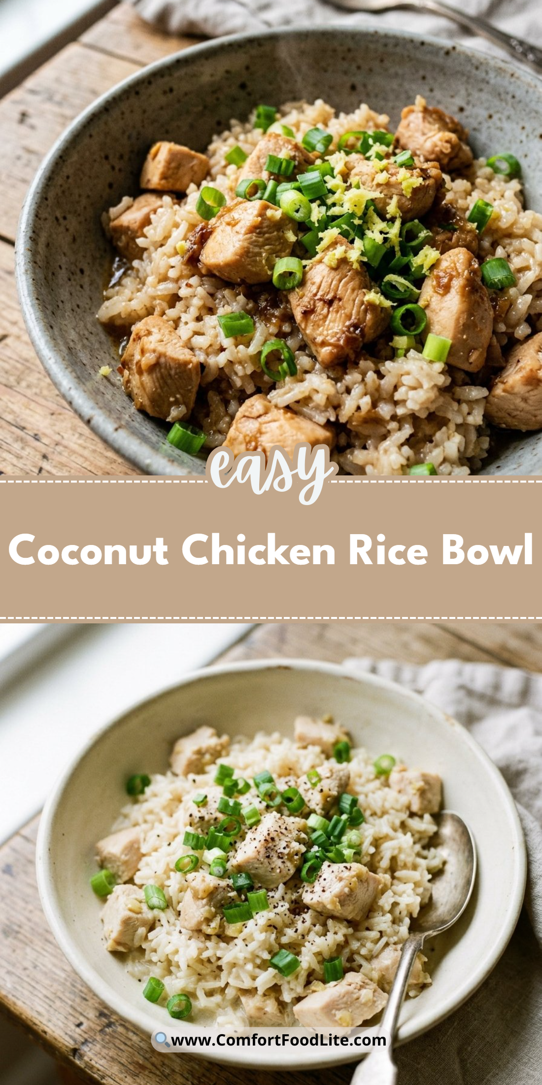 Coconut Chicken Rice Bowl