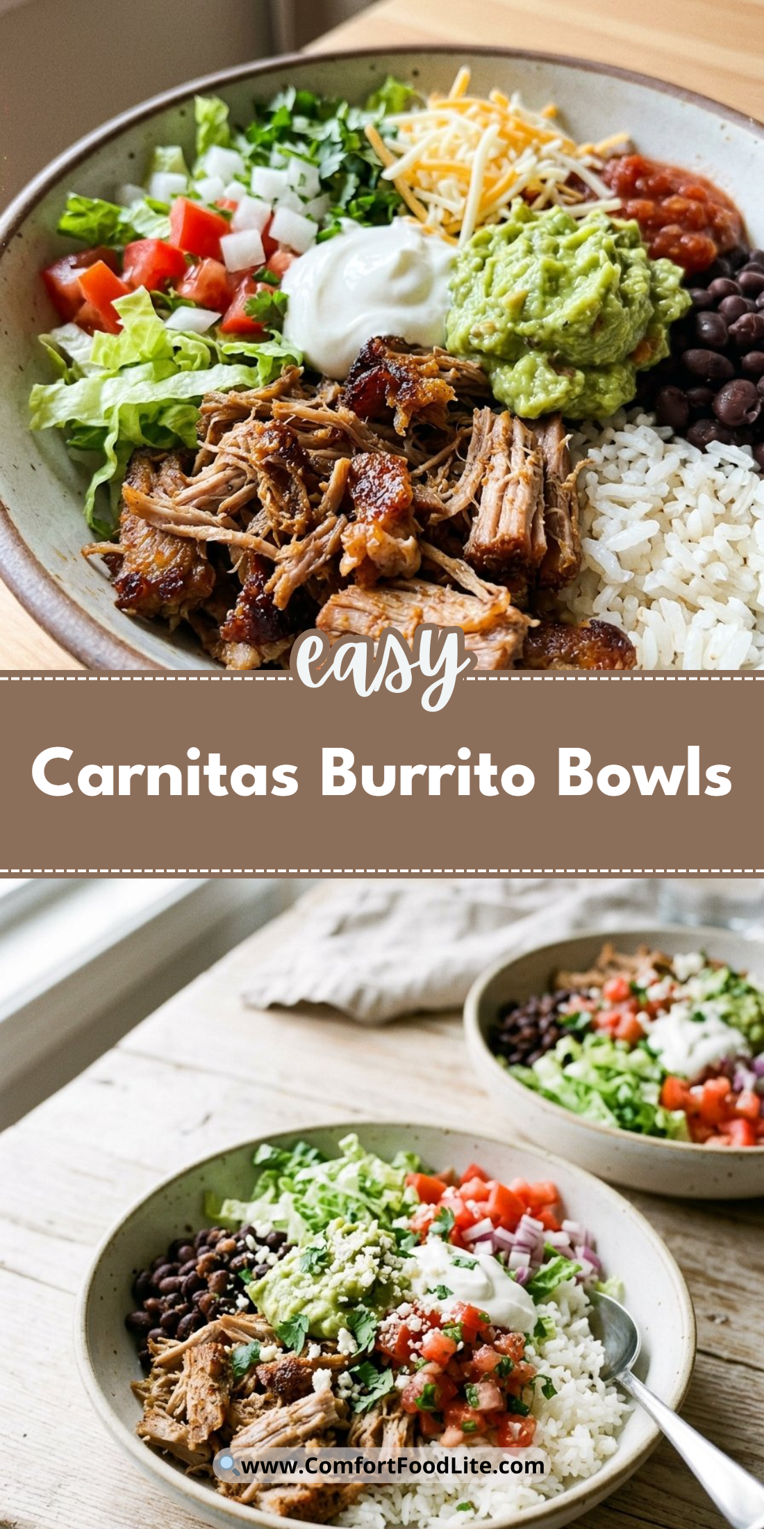 Carnitas Burrito Bowls