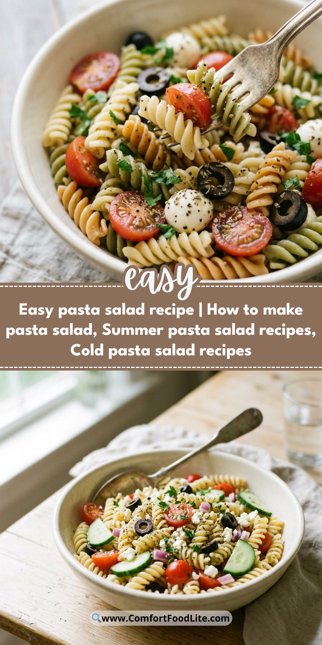 Easy pasta salad recipe | How to make pasta salad, Summer pasta salad recipes, Cold pasta salad recipes